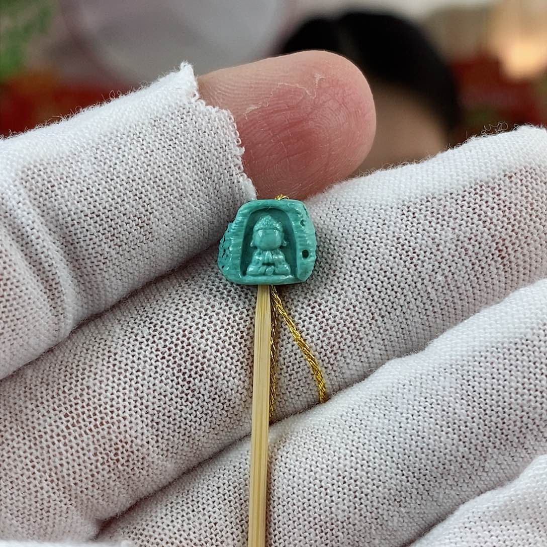 绿松石珠宝奇石未镶嵌