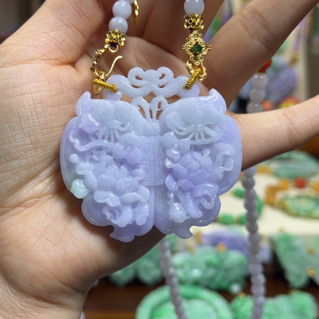 翡翠未镶嵌颈饰天然翡翠