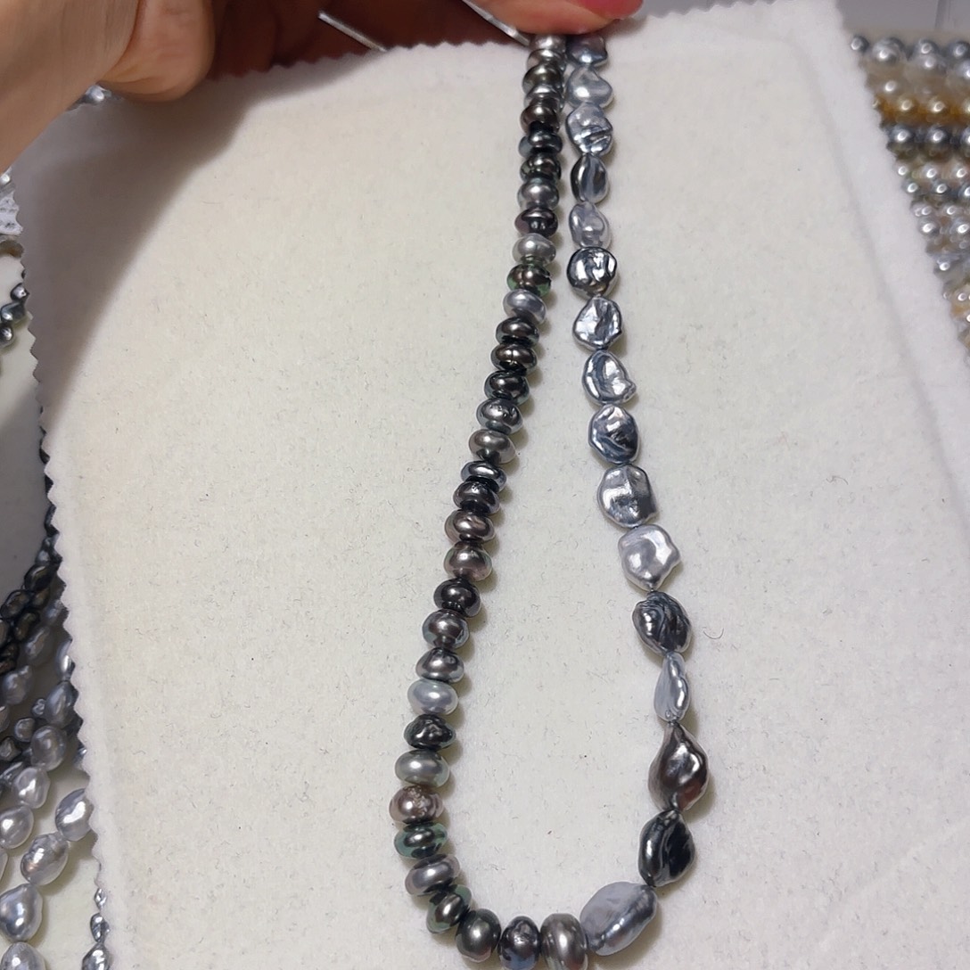 海水珍珠颈饰银S925镶嵌沅*儿