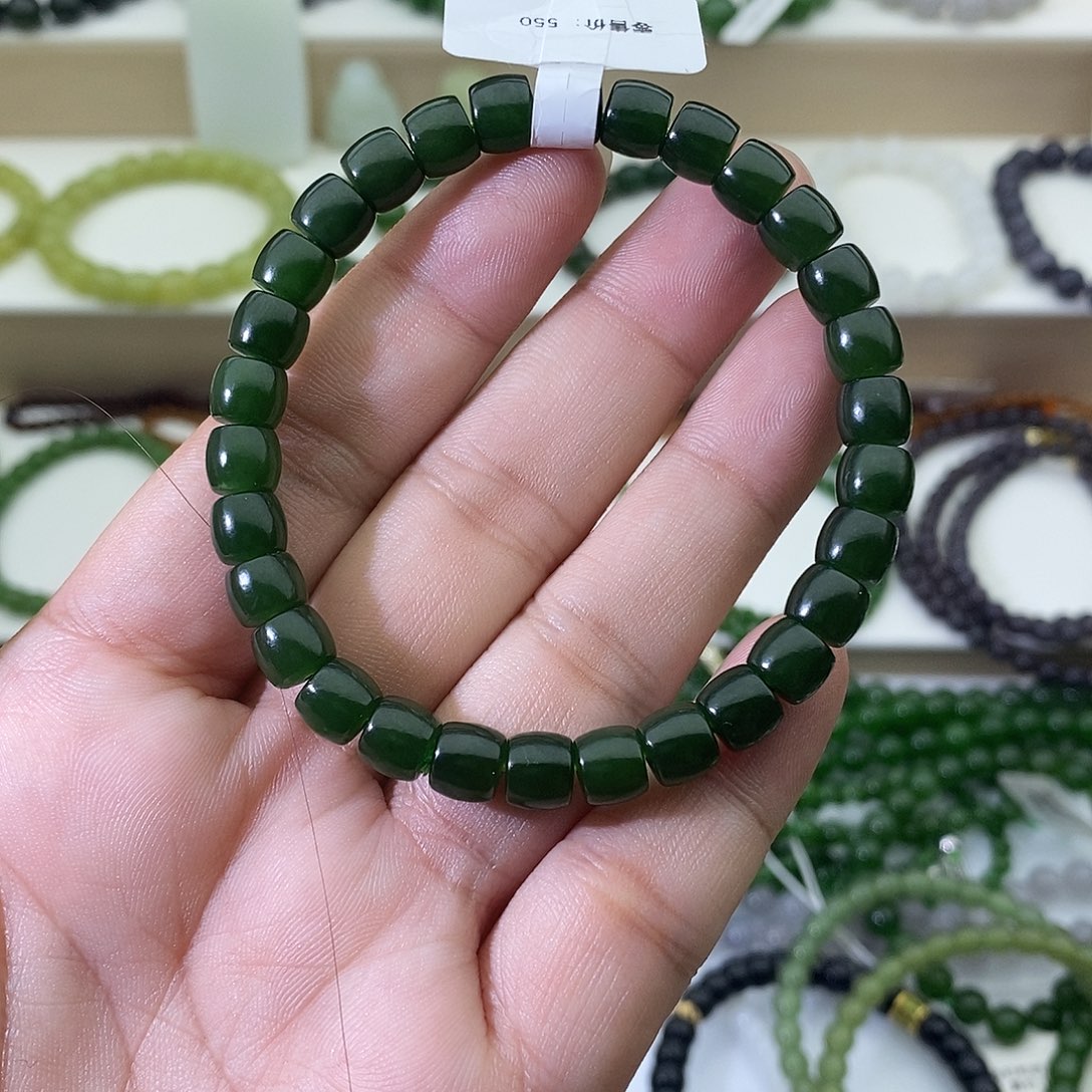 和田玉未镶嵌手链