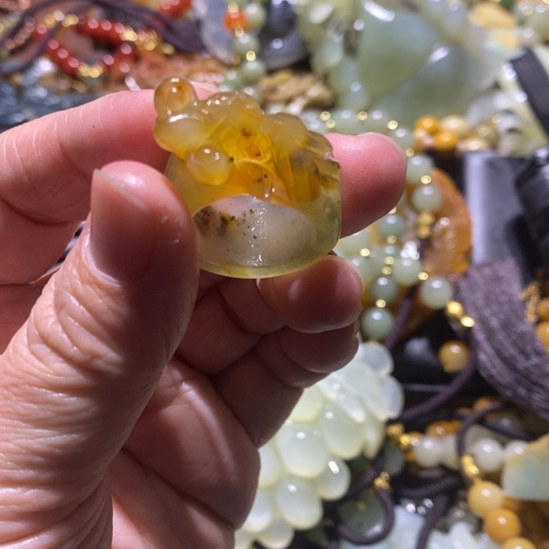 【闪购商品】岫玉毛衣链未镶嵌