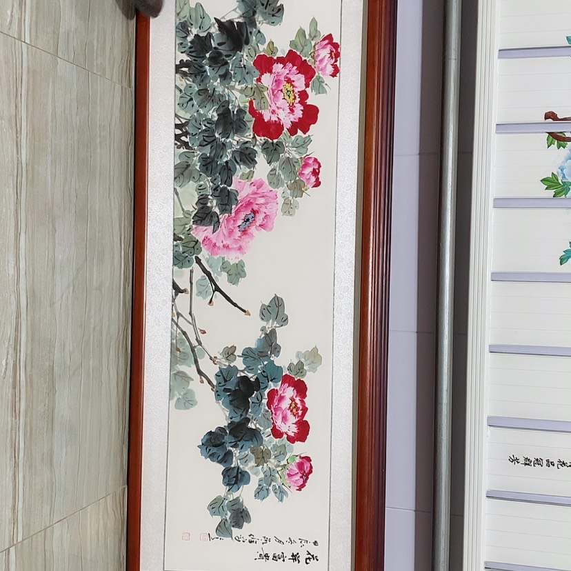 【闪购商品】国画书画作品带框165×50