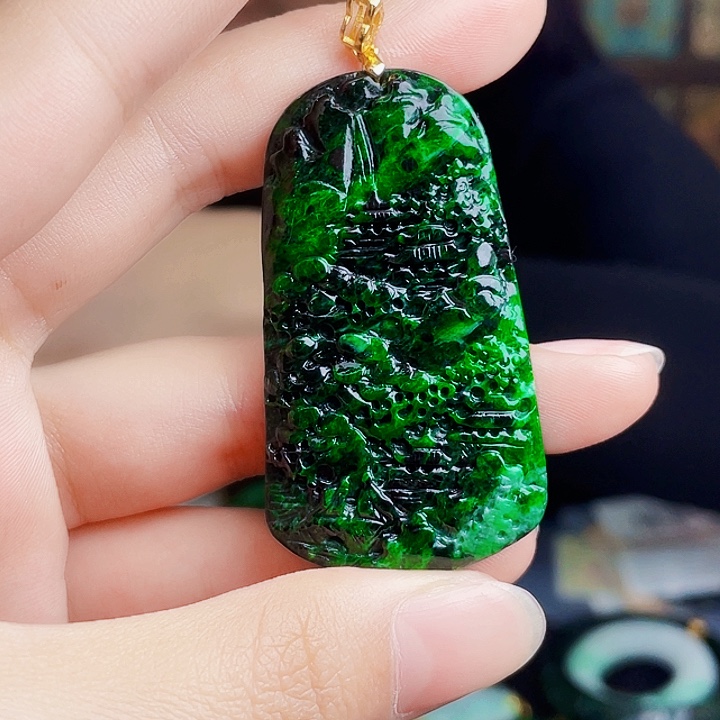 翡翠银S925镶嵌颈饰多样性