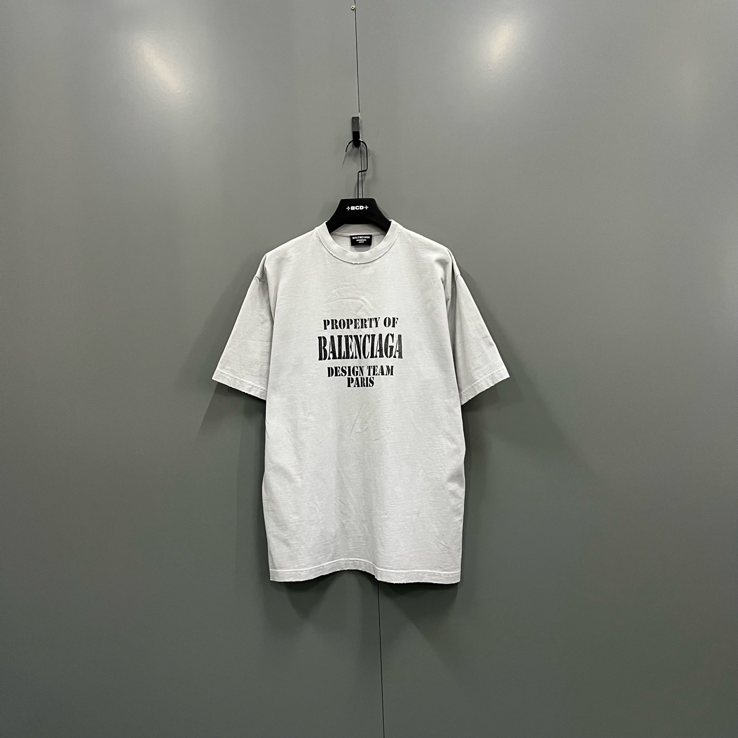 99新 Balenciaga/巴黎世家 jp1210 字母印花短袖 XS 610951 