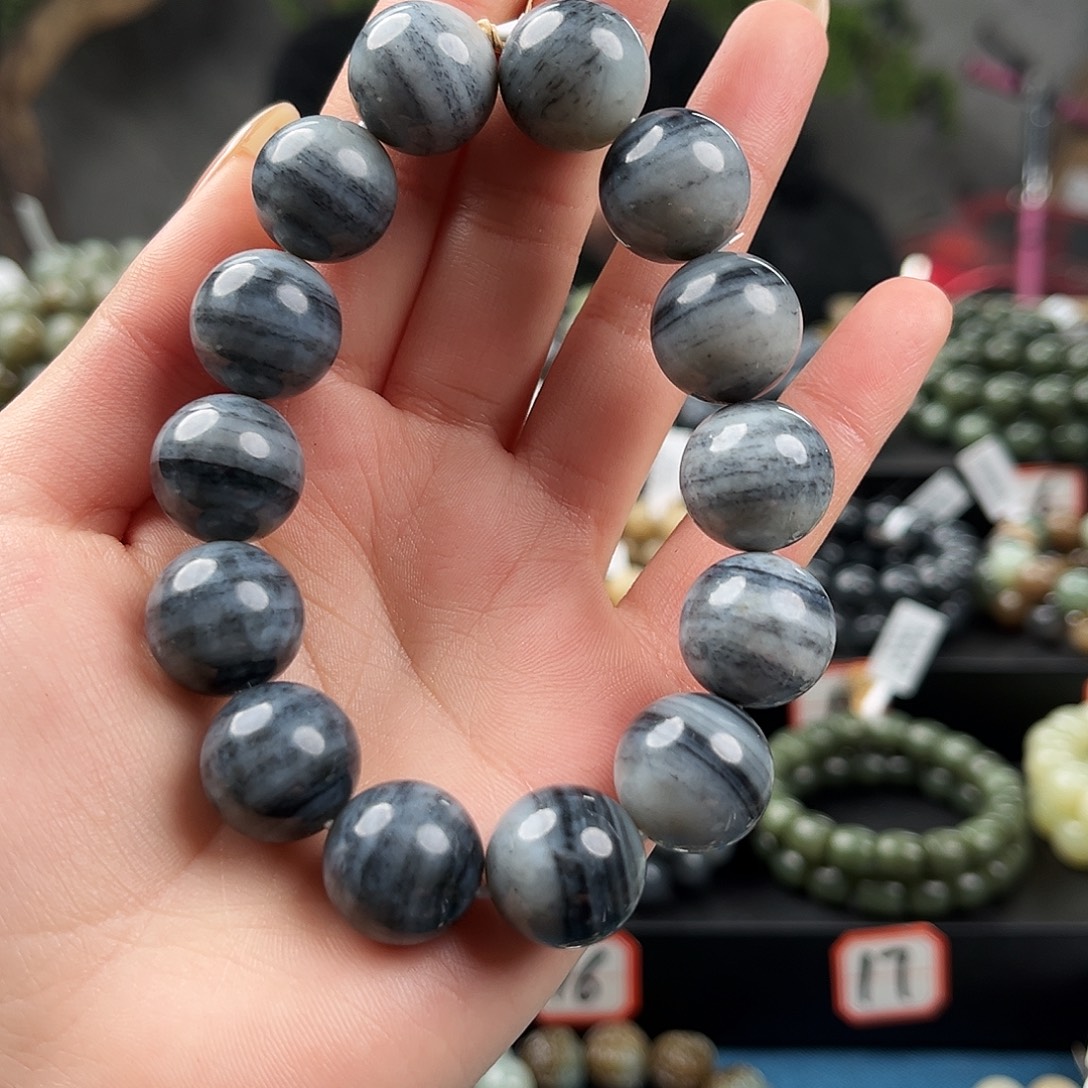 和田玉未镶嵌手链