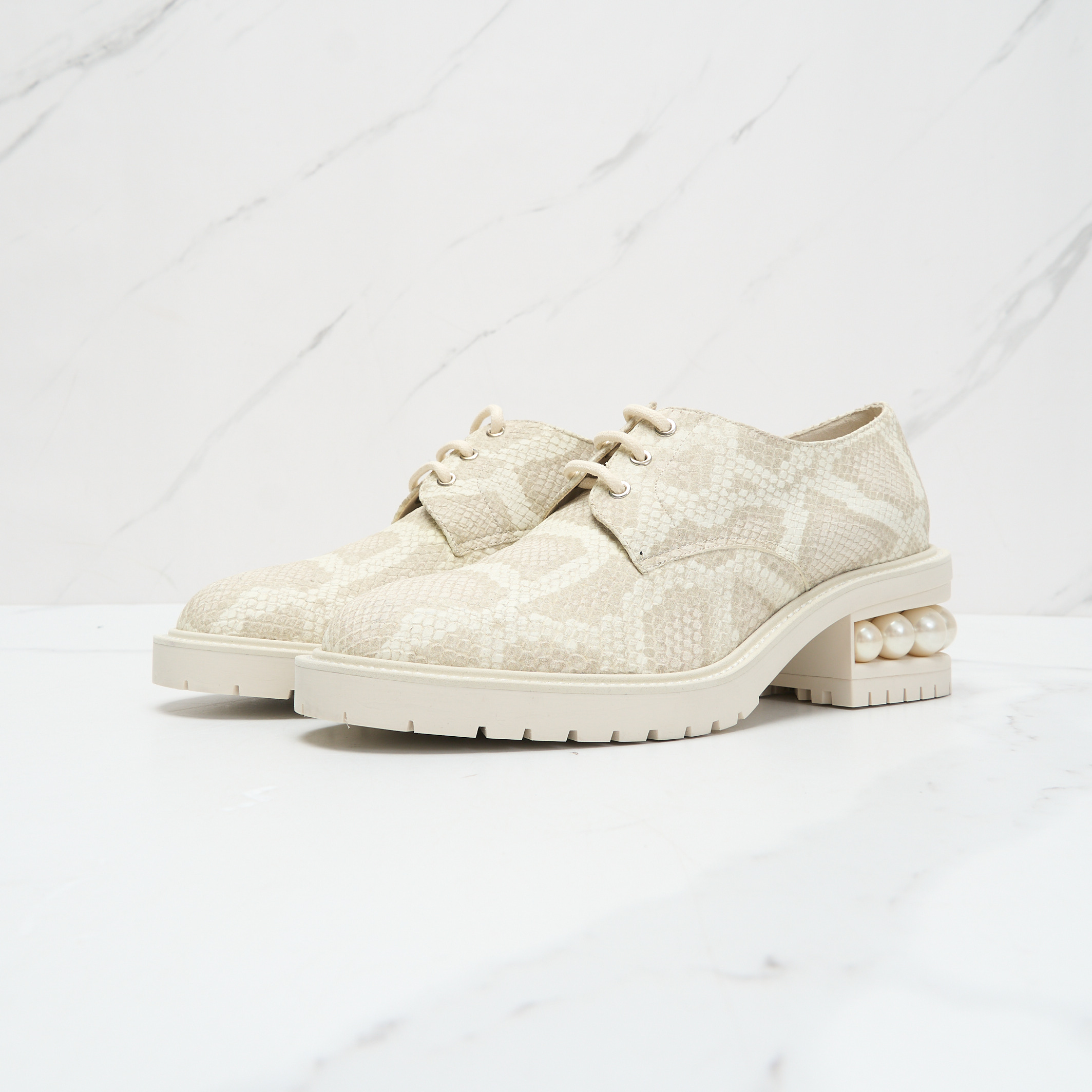 Nicholas Kirkwood女士蛇纹珍珠休闲鞋NDGS00108【RJ2XC00063】