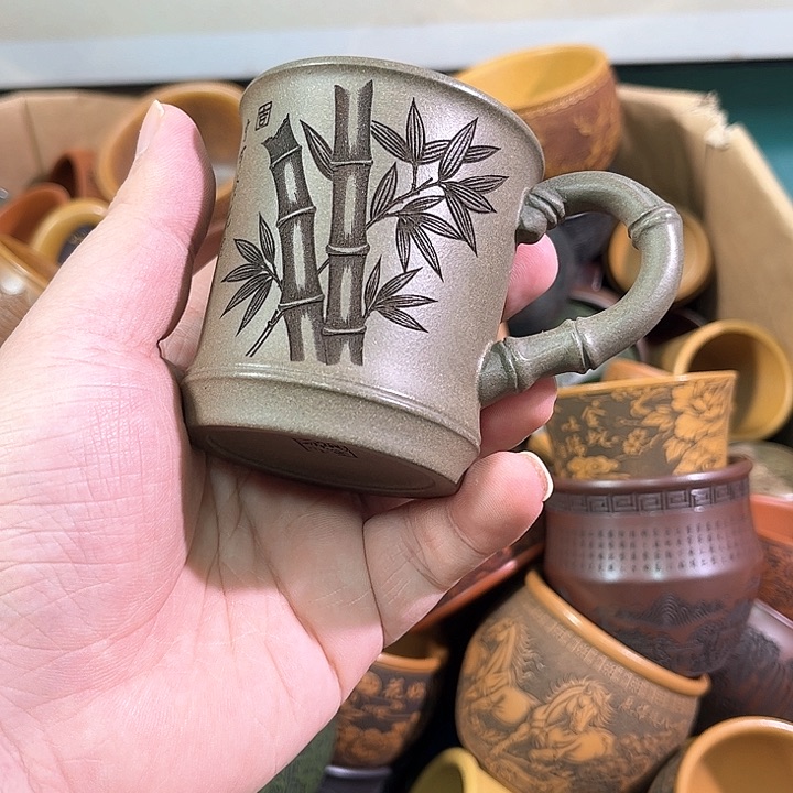 茶杯紫砂全手工紫砂主人杯