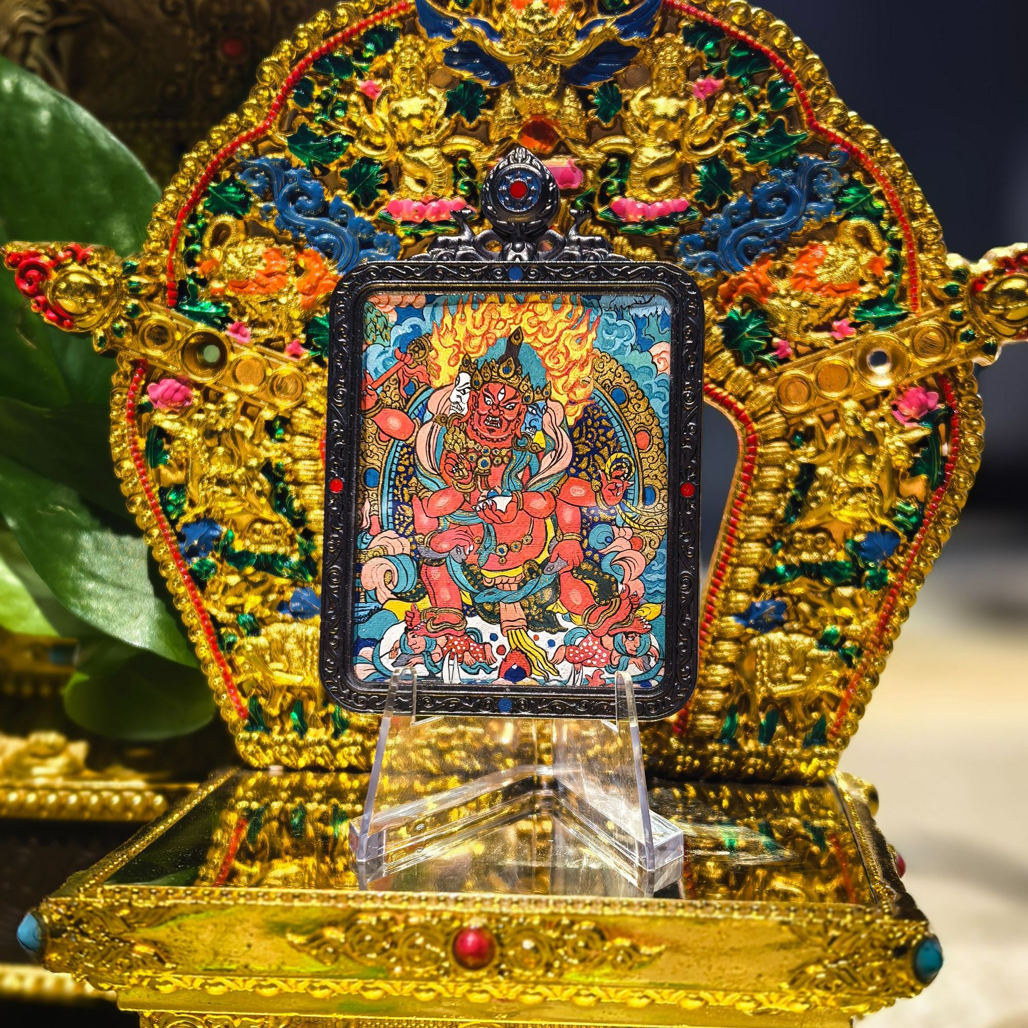 唐卡红财神  暴力招米  师傅纯手工亲绘