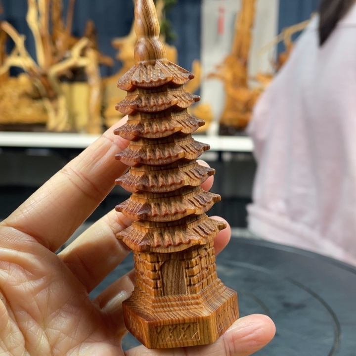 柏木（崖柏）手把件