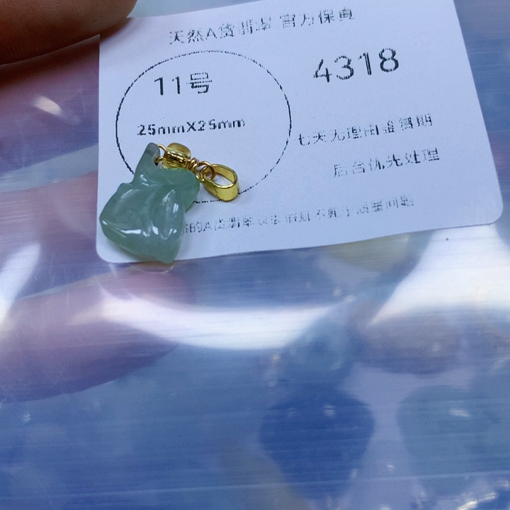 翡翠未镶嵌颈饰翡翠