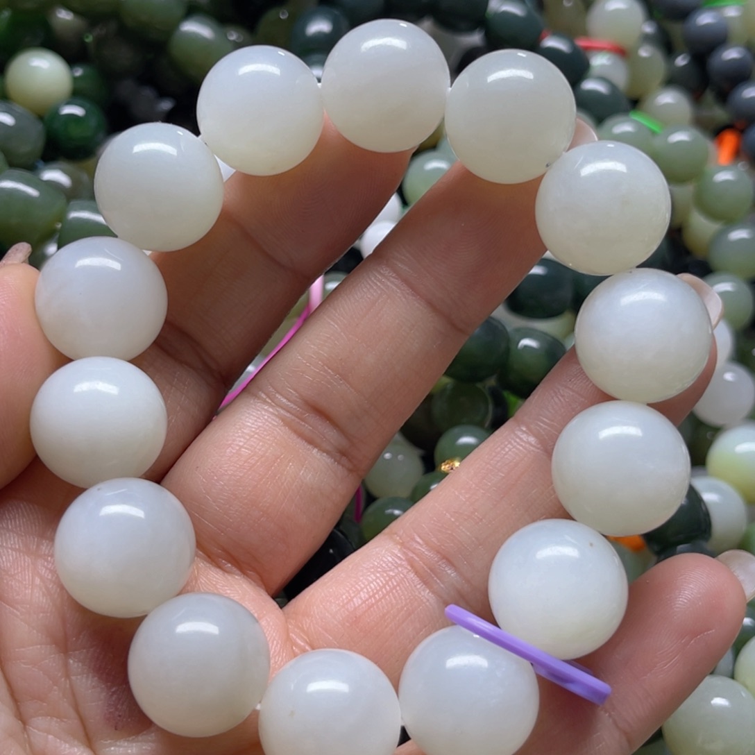 和田玉手链未镶嵌