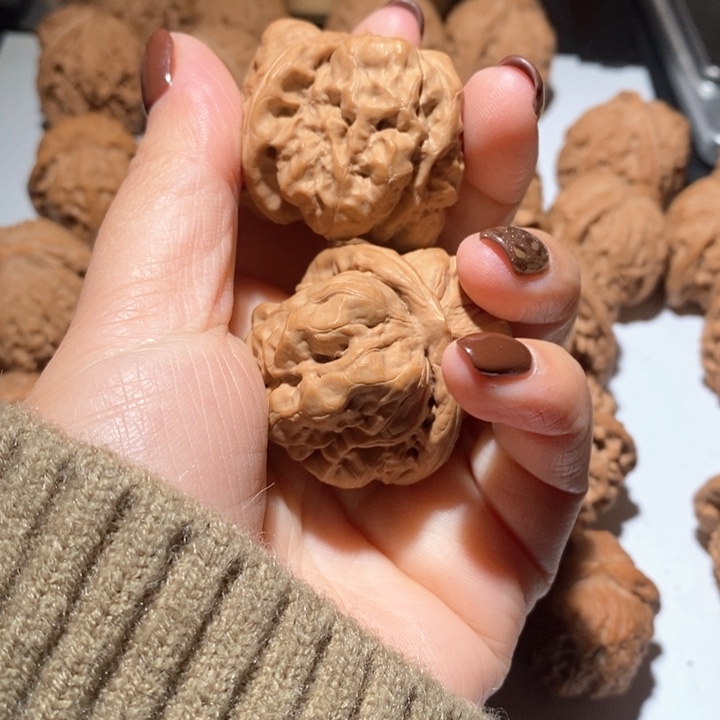 文玩核桃把件张**四蛤蟆42肚