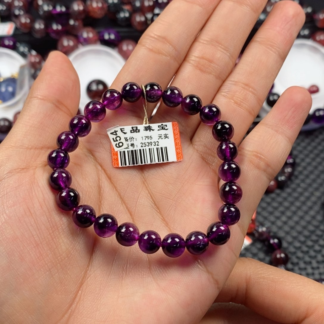 水晶手链未镶嵌9****✨紫超七253932