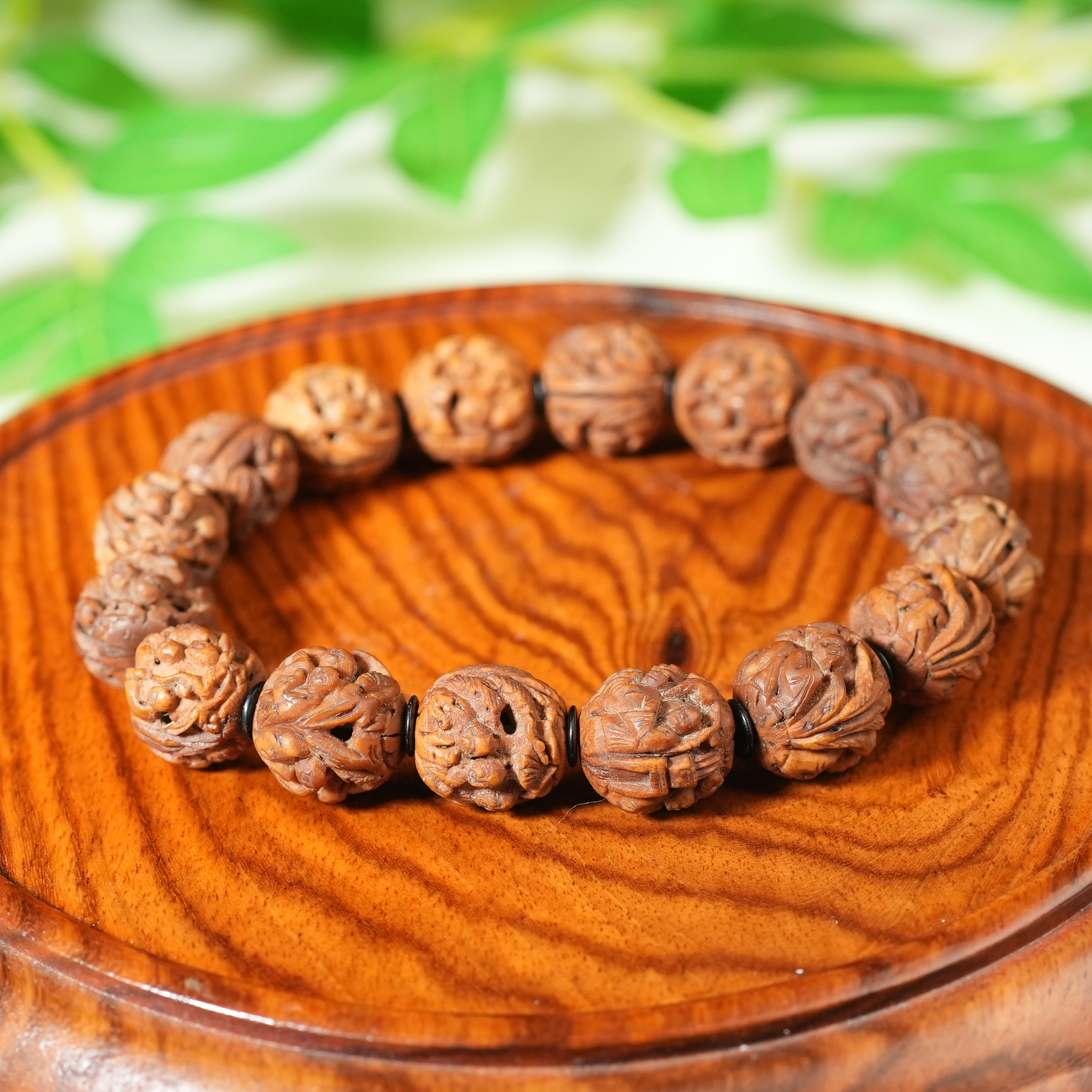 二十世纪中后期核雕手串【古珠精选】AAGTY240824036