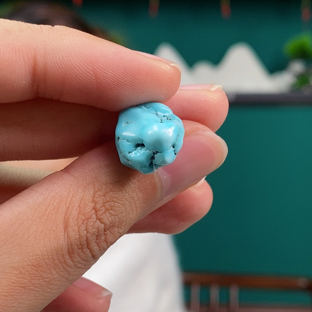 绿松石珠宝奇石未镶嵌