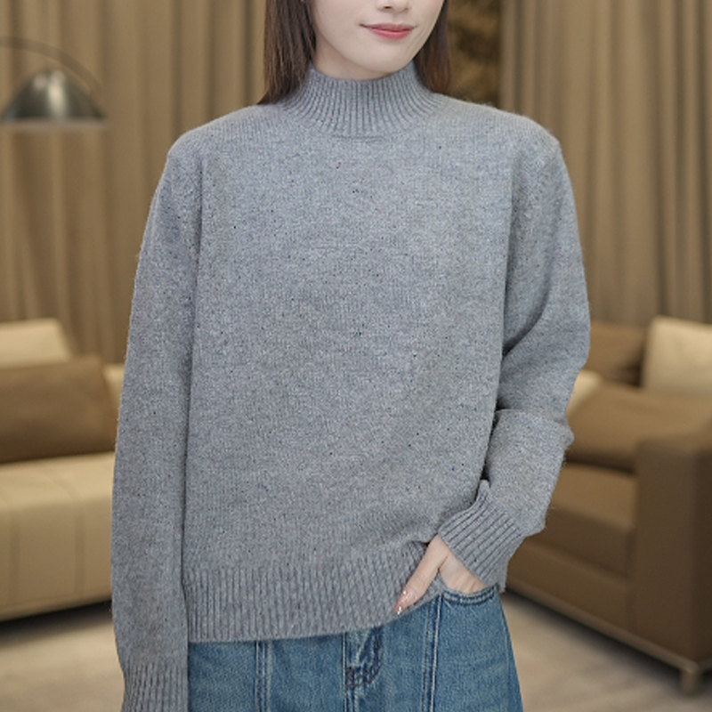 [清仓款]SZZ6721净版半高领女装针织衫