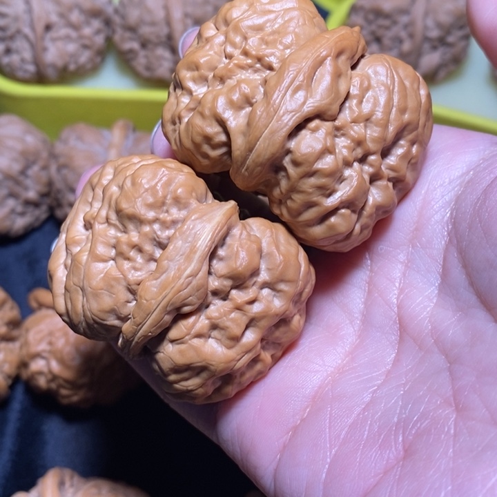 文玩核桃把件蛙蛙41肚子45