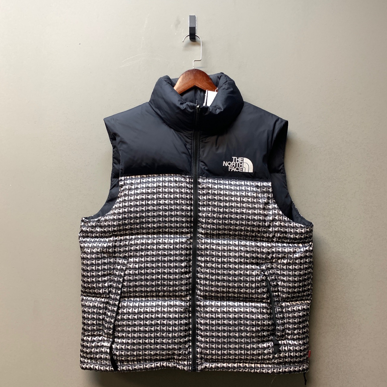 supreme 联名 tnf /00931/羽绒马甲 L码