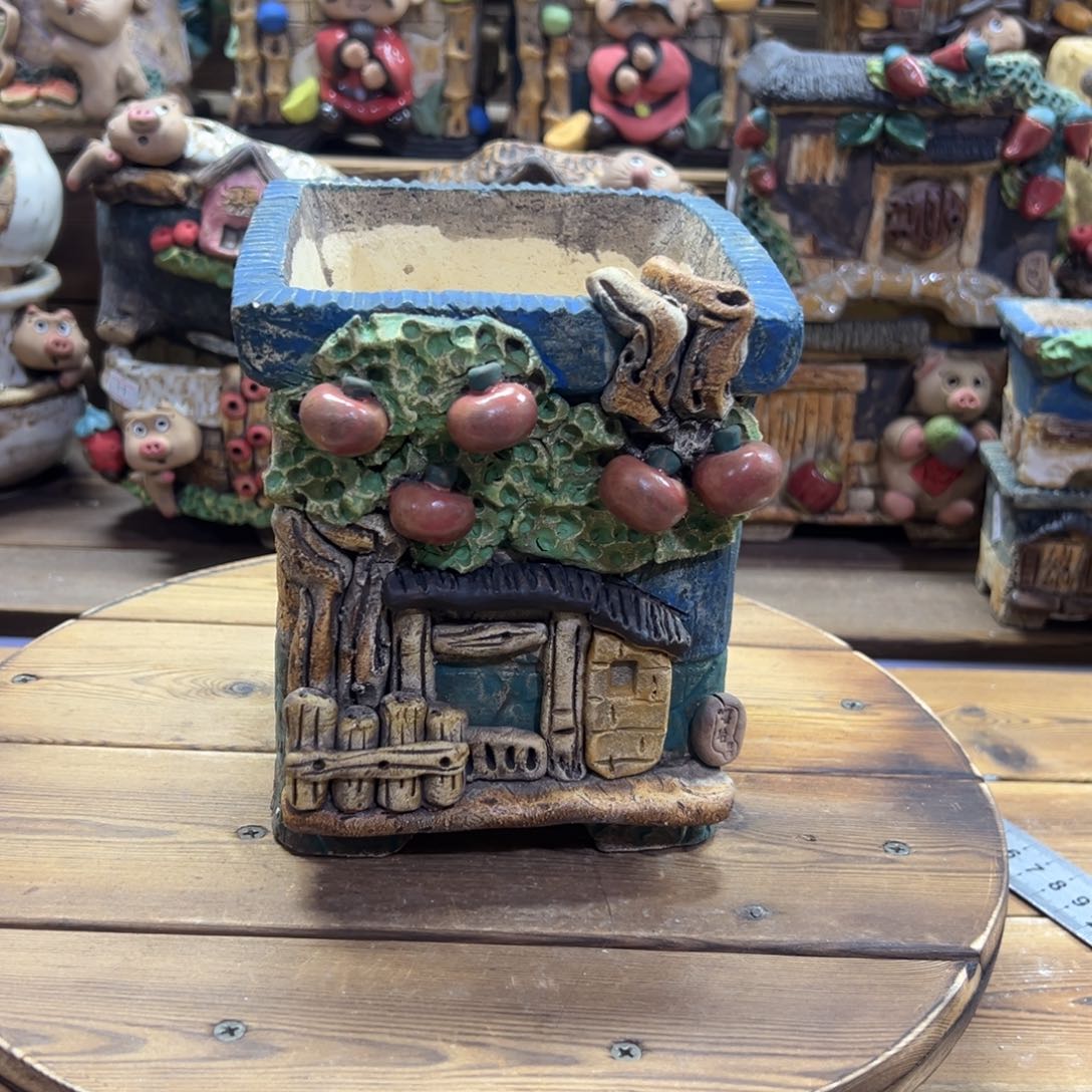 红陶嘻哈多肉花盆