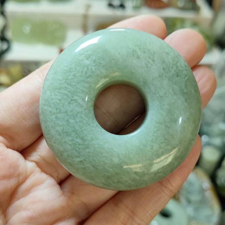 岫玉平安扣未镶嵌