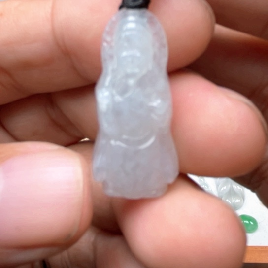 翡翠未镶嵌颈饰翡翠财神