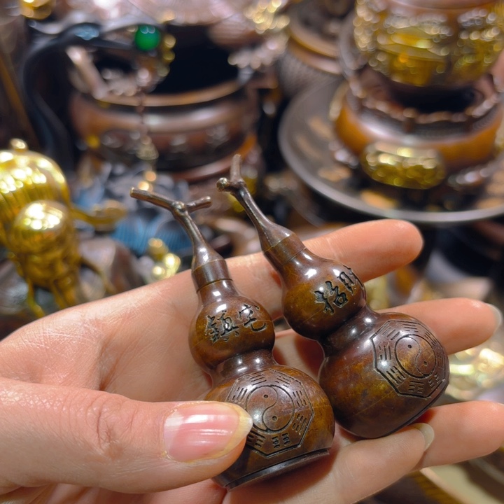 铜器摆件收收藏藏