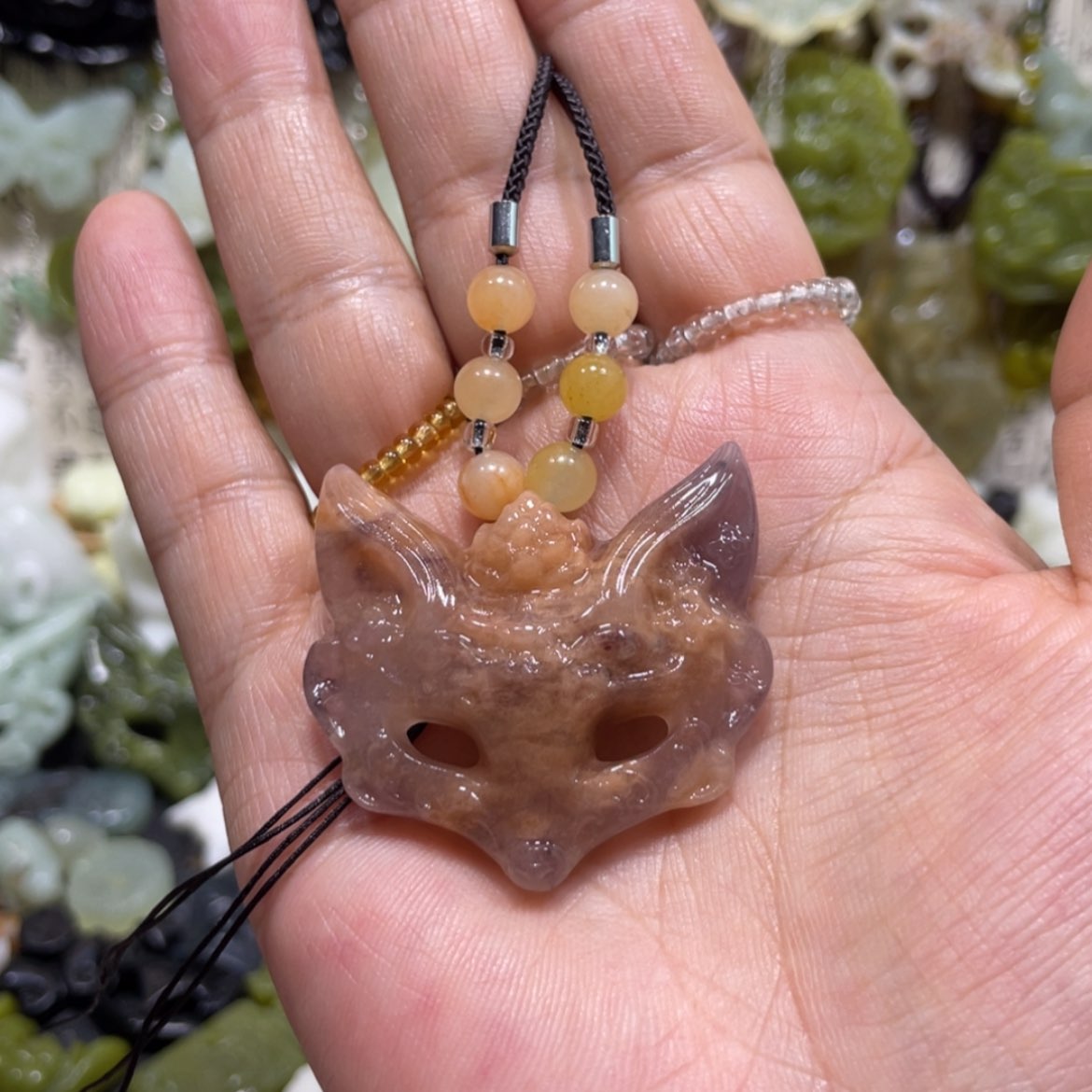 【闪购商品】岫玉颈饰未镶嵌97吊坠