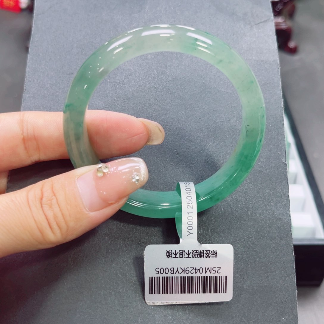 石英质玉手镯未镶嵌➕冰冰52.5