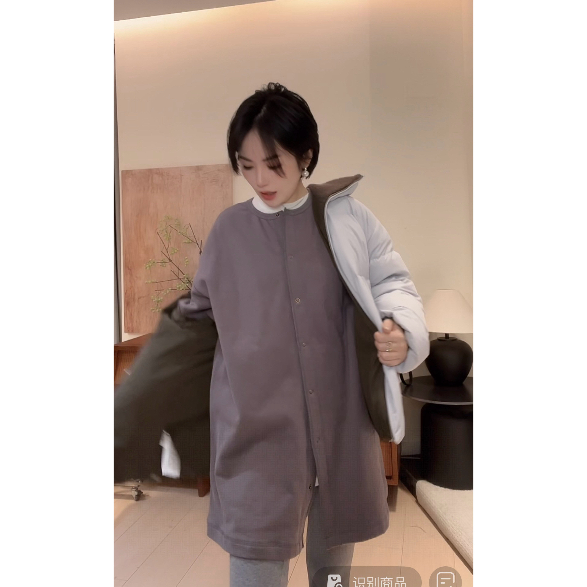 2 Azzony LQ 人间烟火加绒开衫卫衣 hp103005 新款 NEW