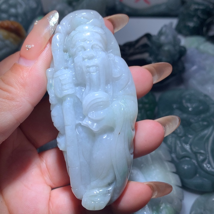 翡翠未镶嵌颈饰保真天然A货翡翠