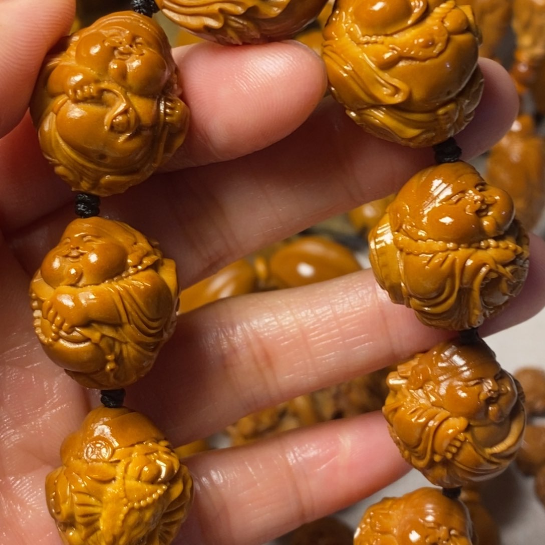 橄榄核手串/手链瑞兽财神