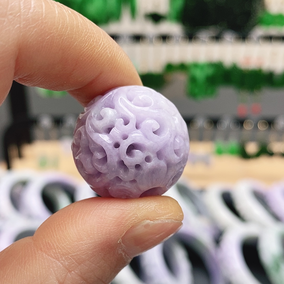 翡翠未镶嵌耳饰挂件