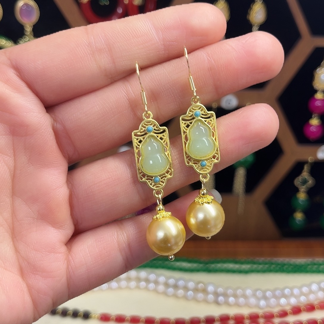 锆石合金925银耳饰