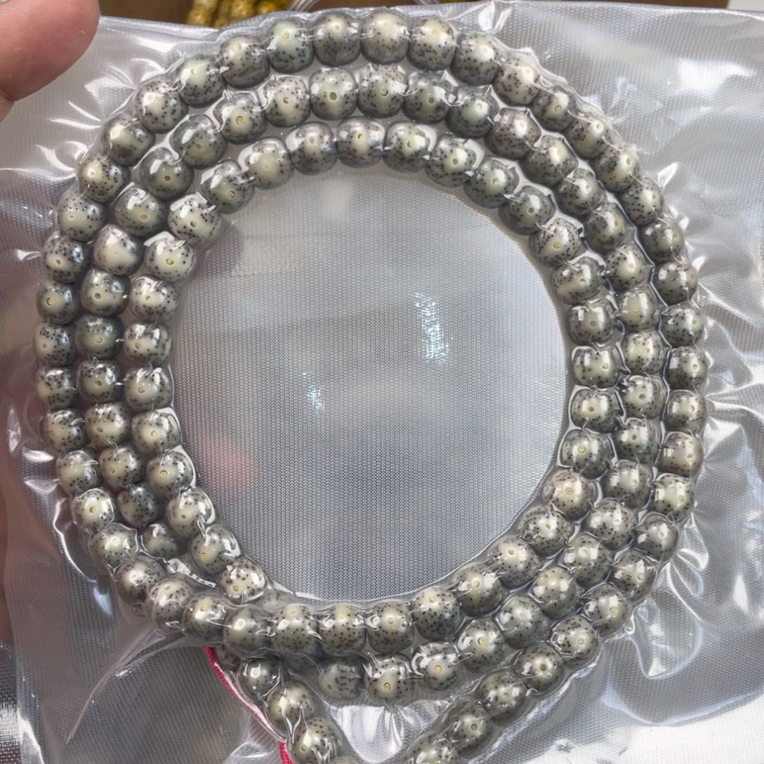 吊坠星月菩提绿幽灵月朗星稀108