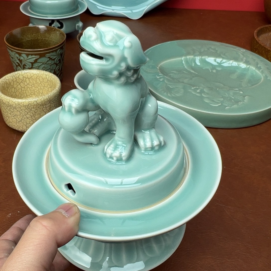 青瓷茶器青瓷茶器微瑕