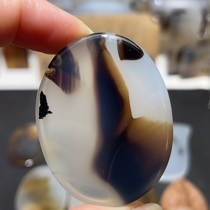 未镶嵌车挂玛瑙/玉髓