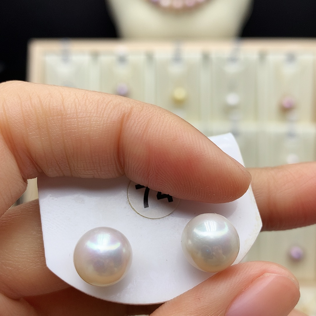 @****淡水珍珠颈饰银S925镶嵌