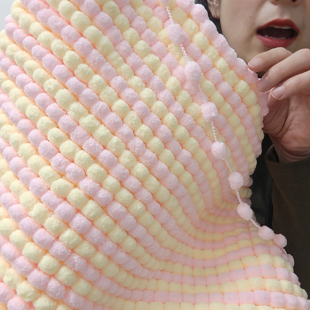 主播同款一米二一米五材料包浅粉淡黄15送5到手20各一半