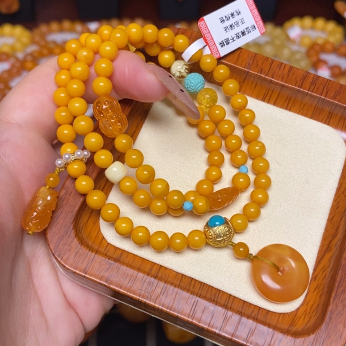 【闪购商品】蜜蜡手链未镶嵌手串