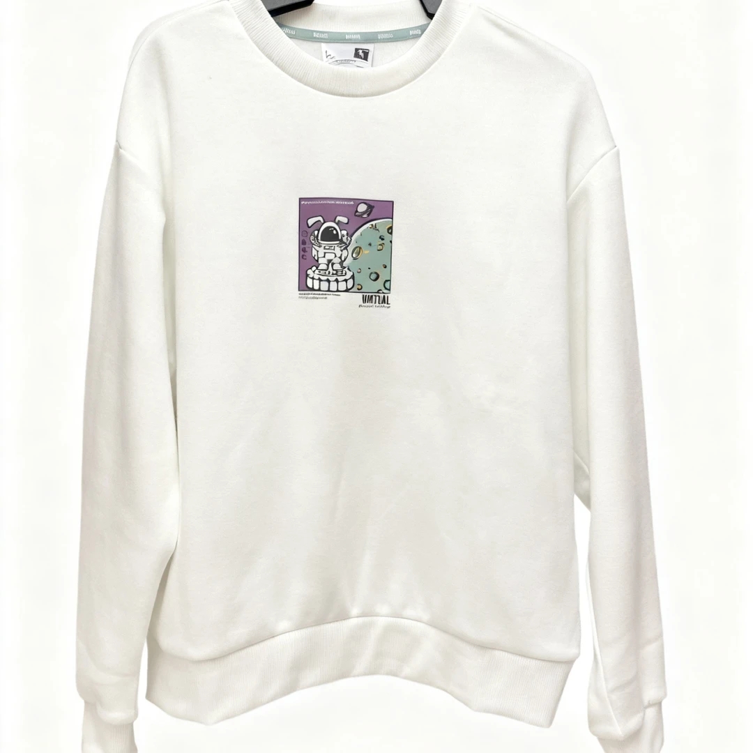 女士秋冬加绒套头运动卫衣42211538