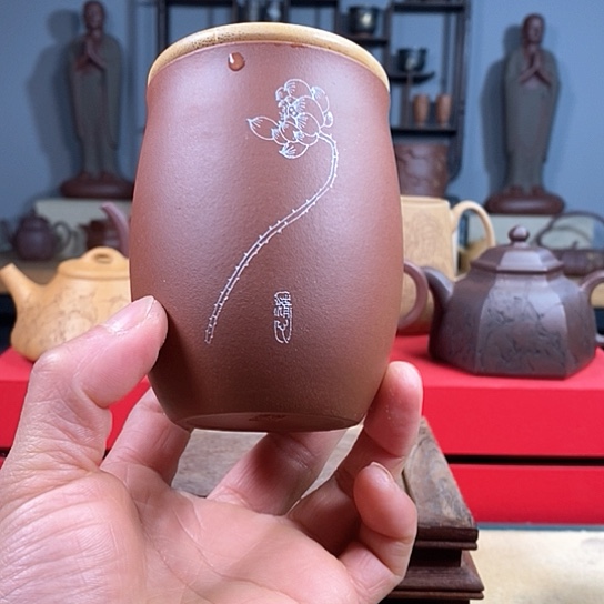 紫砂茶杯紫砂茶罐
