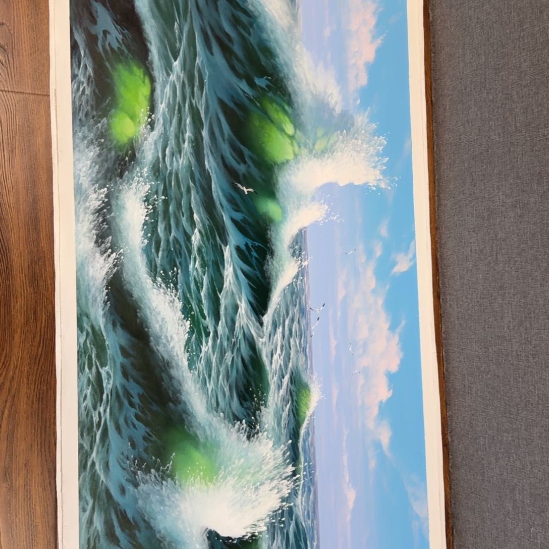 油画我的小可爱小可爱