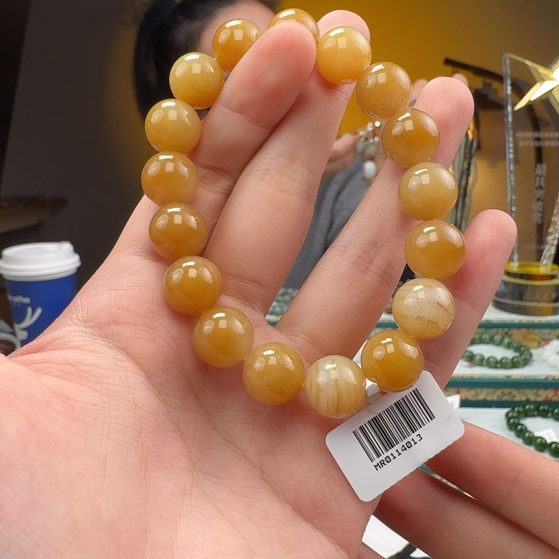 和田玉手串未镶嵌