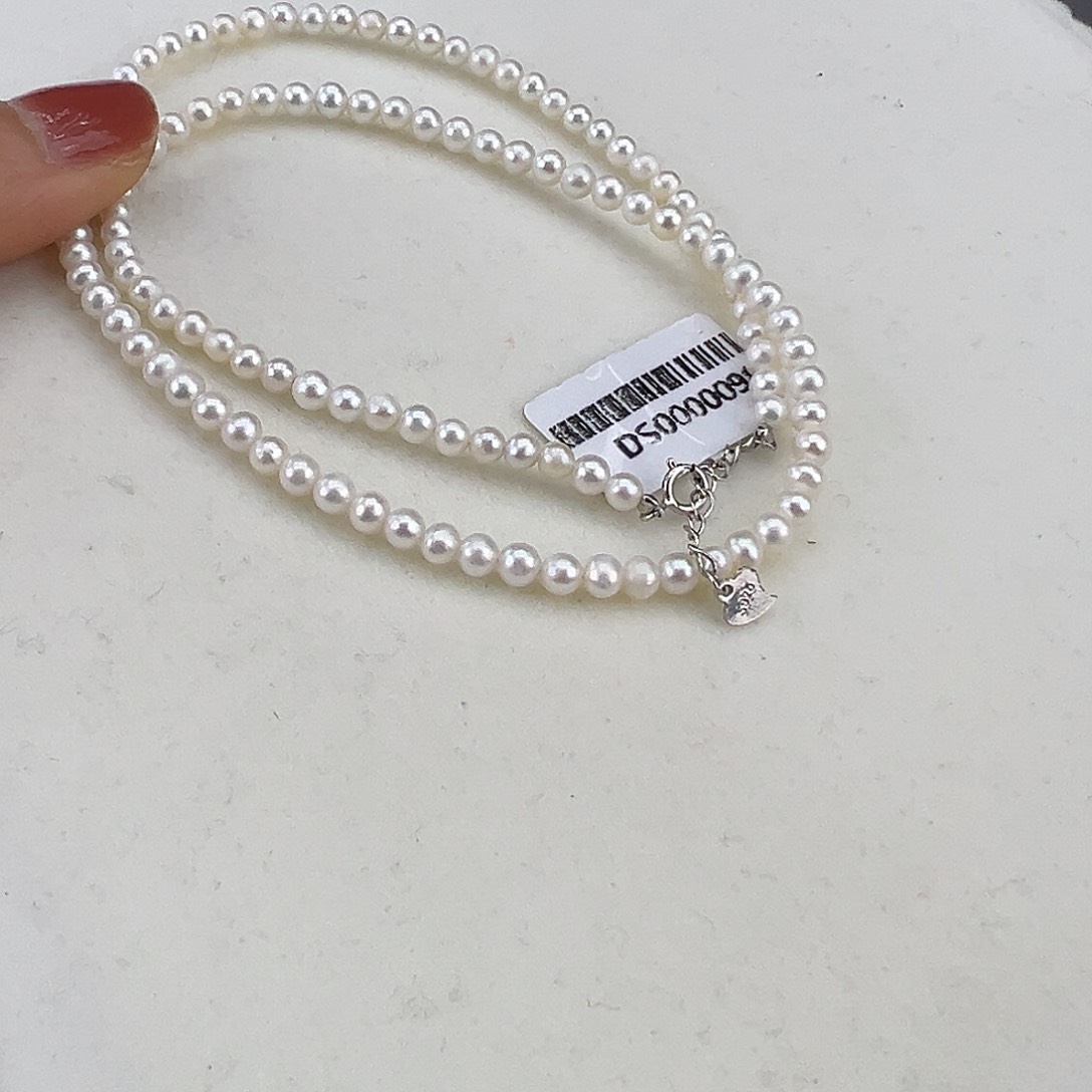 淡水珍珠银S925镶嵌颈饰➕3.4