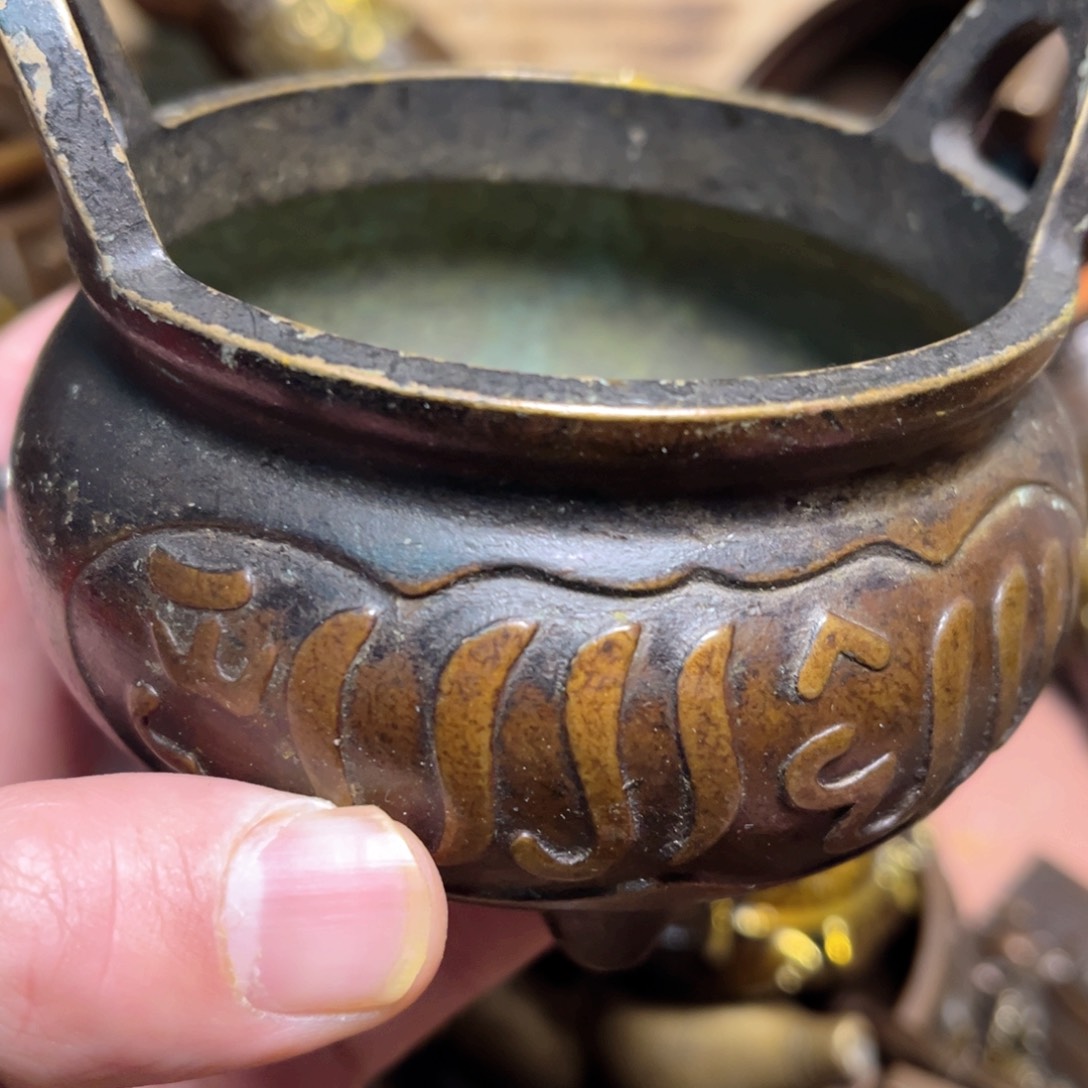 铜器摆件香炉摆件