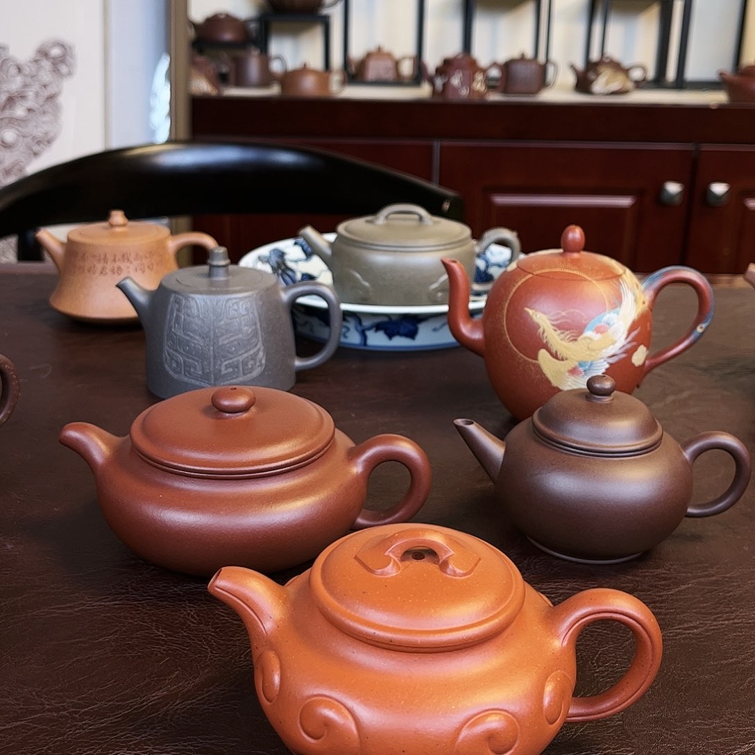 紫砂茶壶大***场3把壶壶壶