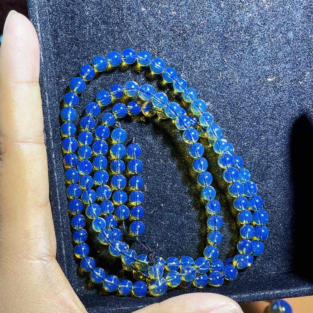 蓝珀裸石未镶嵌6加108