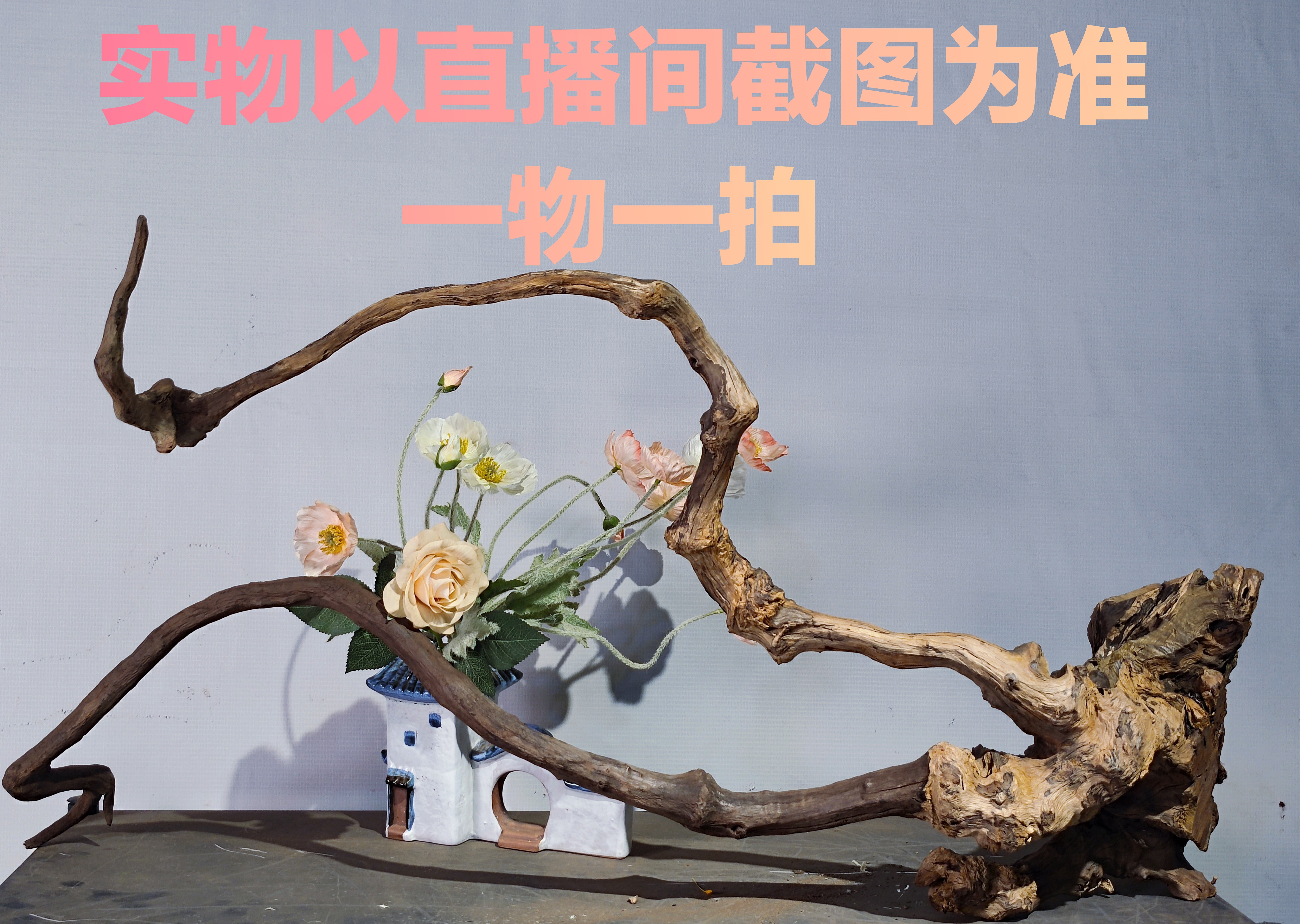 造景沉木，一木一拍，请勿抢拍