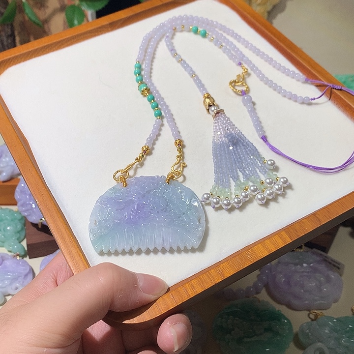颈饰未镶嵌翡翠翡翠吊坠