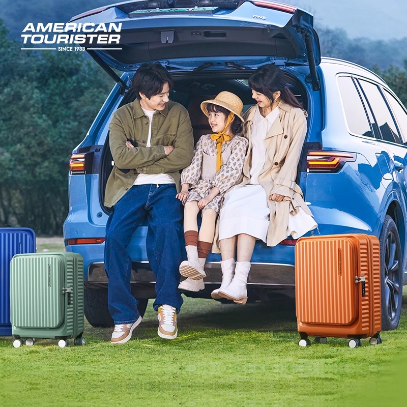 dr美旅24寸侧开口行李箱可扩展登机拉杆箱大容量侧开旅行箱NF2